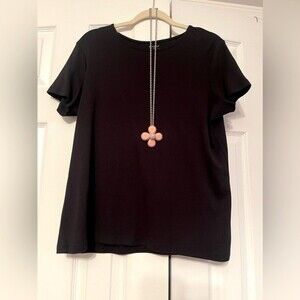 Classic HANNAH timeless & subtle black versatile soft top!